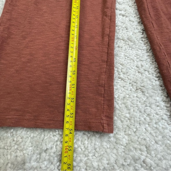 Free People Beach Let’s Chill One Piece Jumpsuit Medium Rust Color Boho oversize - Picture 9 of 11